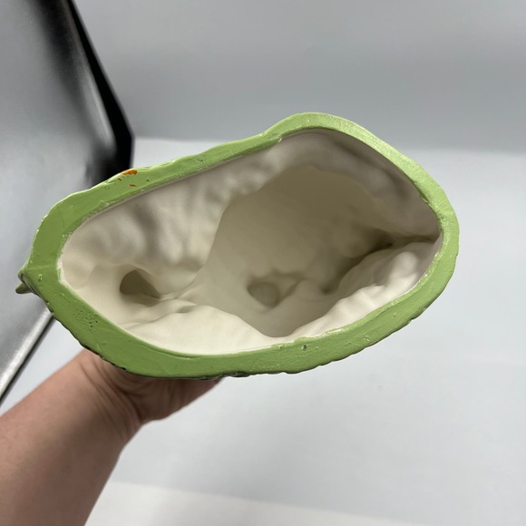 Vintage Ceramic Handmade Easter Egg Mice Spring Decor Shelf Sitter Figurine 80's - Picture 8 of 13